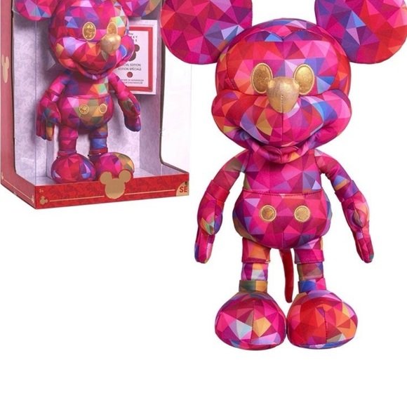 Disney Kaleidoscope Mickey Plush Disney - Limited Edition - Picture 5 of 5